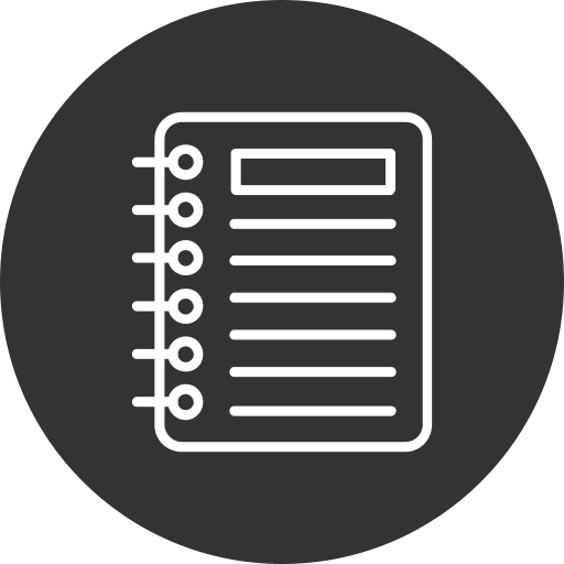 Notebook Generic Glyph icon