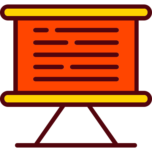 whiteboard Generic Outline Color icon