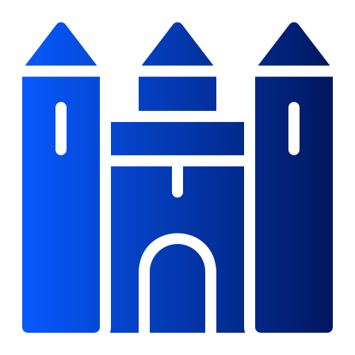 Castle Generic Flat Gradient icon