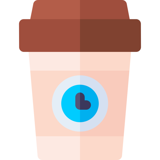 Coffee time Basic Rounded Flat icon