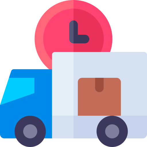 Delivery time Basic Rounded Flat icon