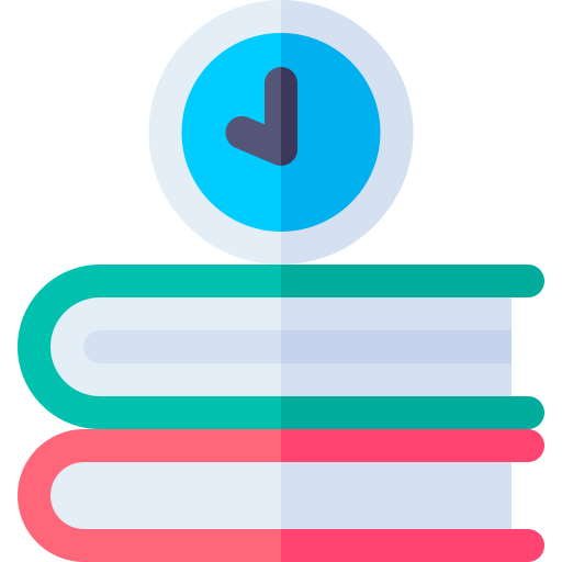 Study time Basic Rounded Flat icon