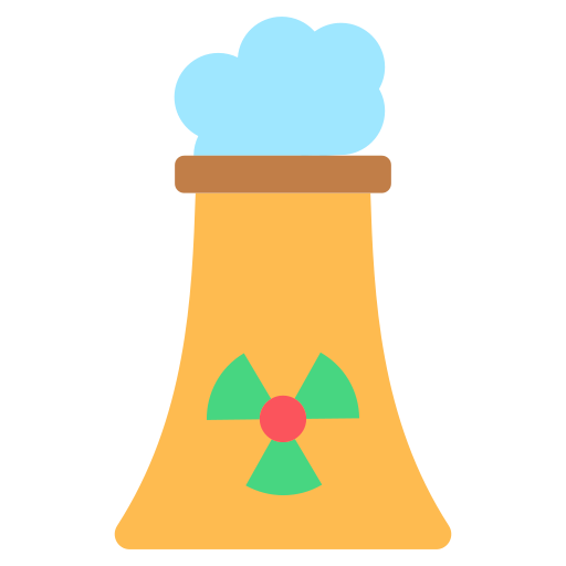 Nuclear plant Generic Flat icon