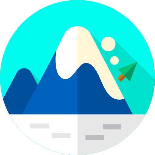 Avalanche Flat Circular Flat icon