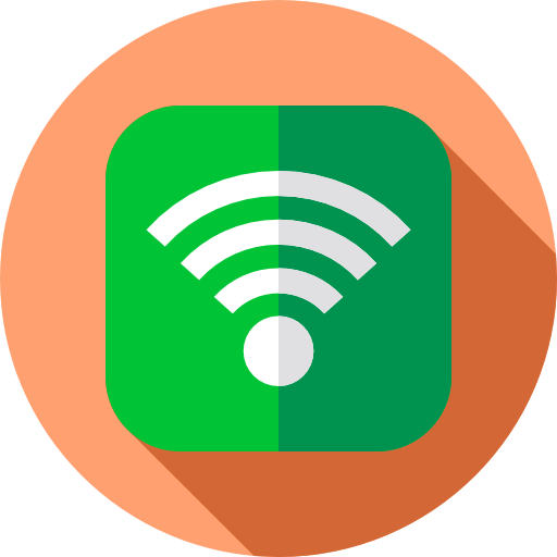 Wifi Flat Circular Flat icon