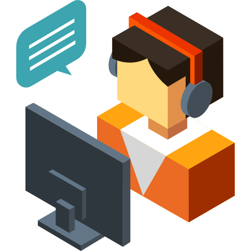 Customer support Chanut is Industries Isometric icon