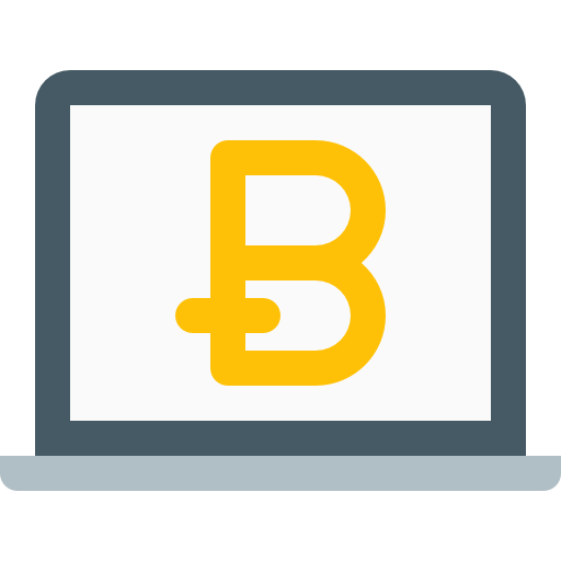 bitcoin Pixel Perfect Flat icon