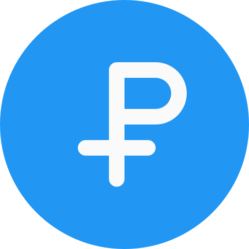루블 Pixel Perfect Flat icon