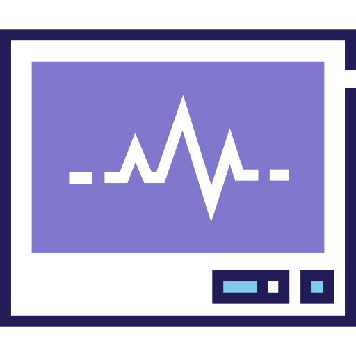 monitor de pulso cardiaco Generic Fill & Lineal icono