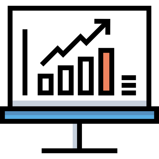 Stats Chanut is Industries Lineal Color icon