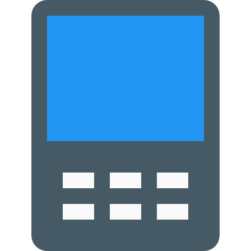 cellulare Pixel Perfect Flat icona