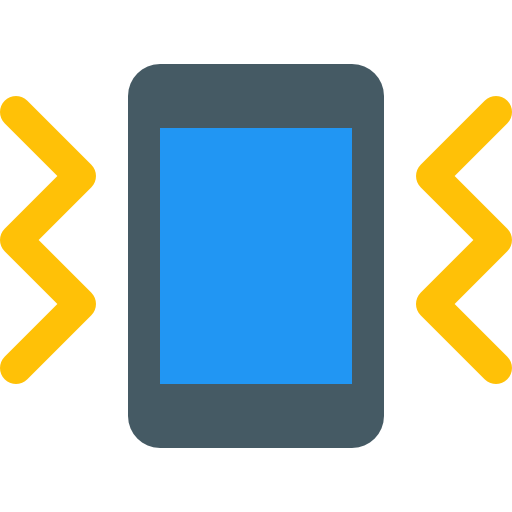 telefon vibration Pixel Perfect Flat icon