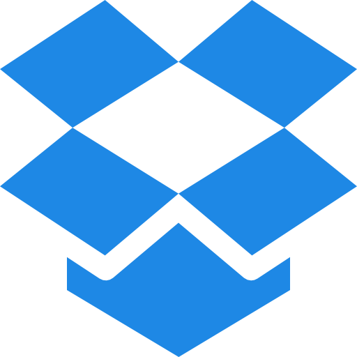 dropbox Pixel Perfect Flat ikona