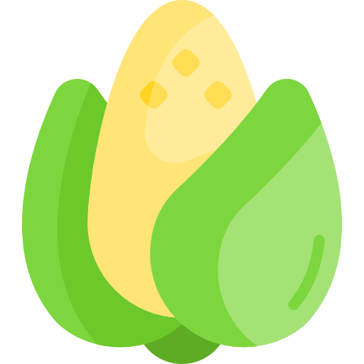 Corn Kawaii Flat icon