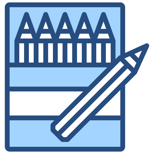 Color pencils Generic Blue icon