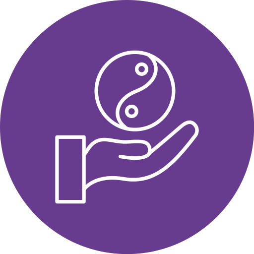yin yang Generic Flat icono