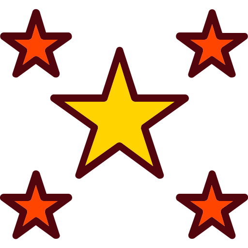 estrellas Generic Outline Color icono
