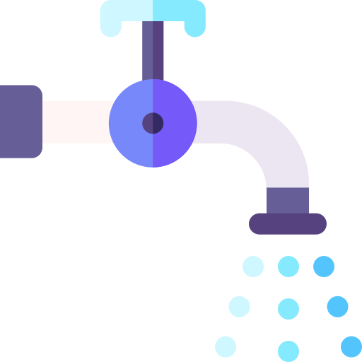 Water faucet Basic Rounded Flat icon