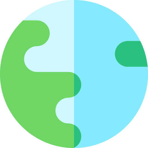 Planet earth Basic Rounded Flat icon