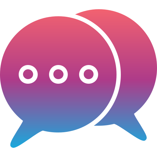 Chat bubble Generic Flat Gradient icon