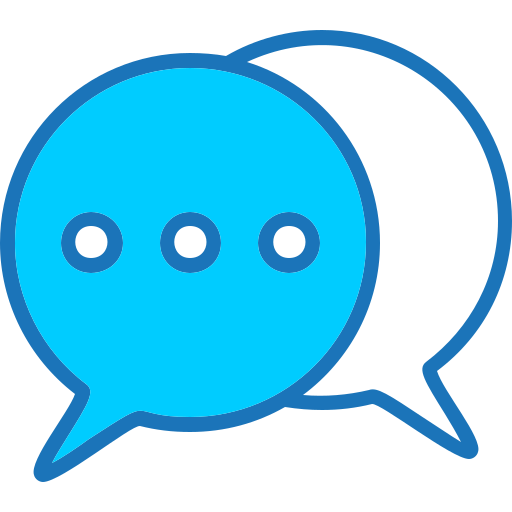bolla di chat Generic Blue icona