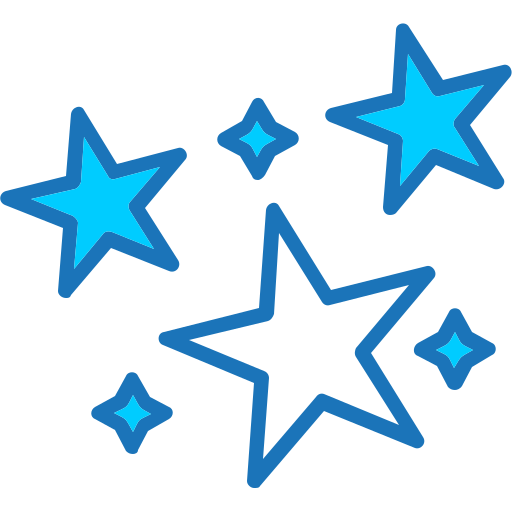 estrellas Generic Blue icono