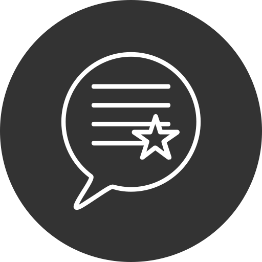 feedback Generic Glyph icoon