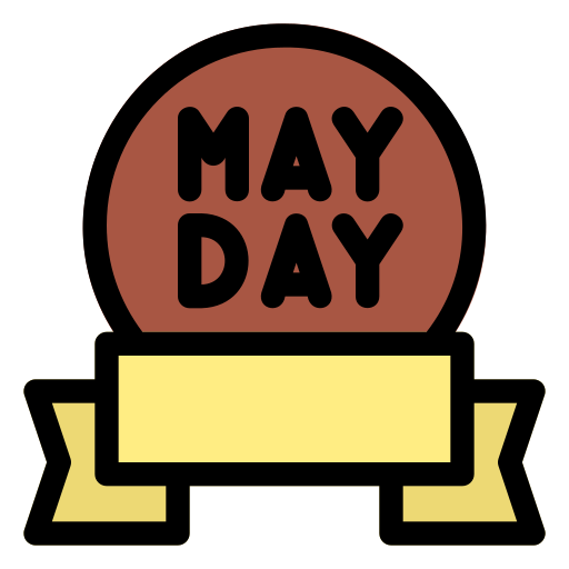May day Generic Outline Color icon