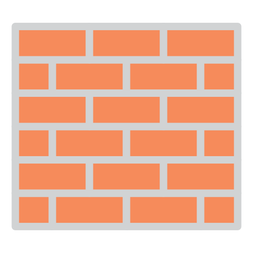 Кирпичная стена Generic Flat иконка