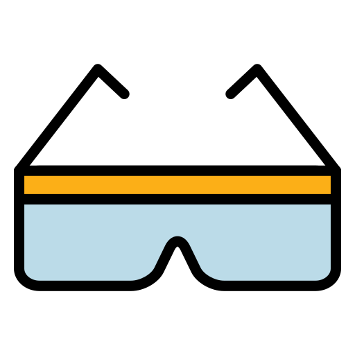 lentes de seguridad Generic Outline Color icono
