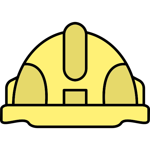 ヘルメット Generic Thin Outline Color icon