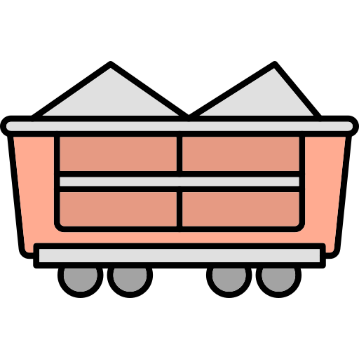 vagón Generic Thin Outline Color icono