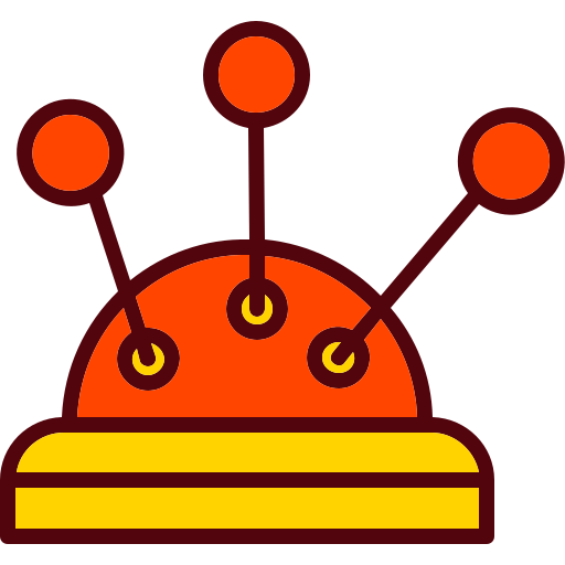 Pincushion Generic Outline Color icon