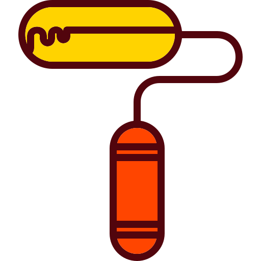 Paint roller Generic Outline Color icon