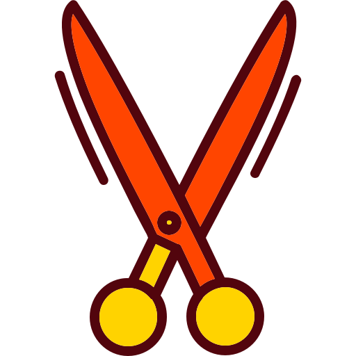 Scissor Generic Outline Color icon