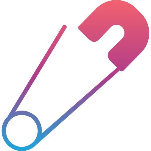 Safety pin Generic Flat Gradient icon