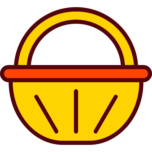 Food basket Generic Outline Color icon