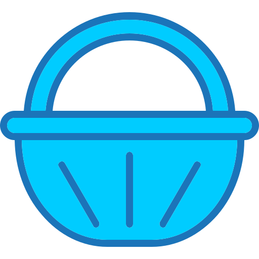 cesta de comida Generic Blue icono