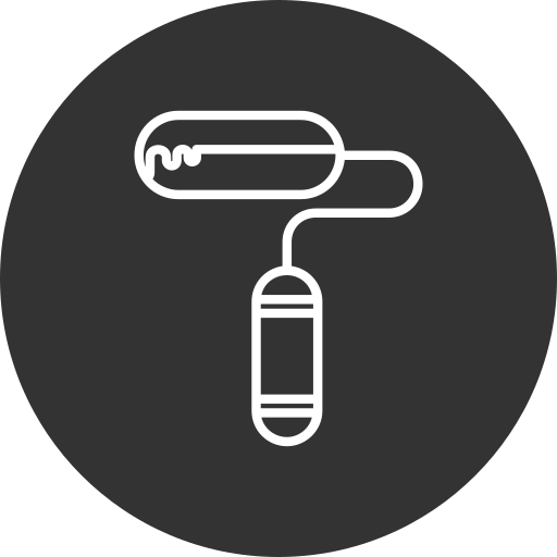 Paint roller Generic Glyph icon