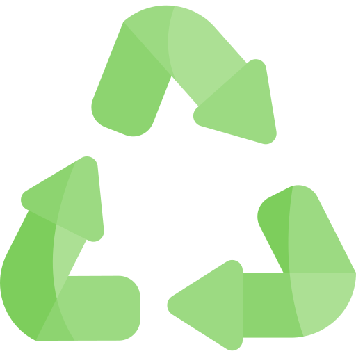 recycler Kawaii Flat Icône