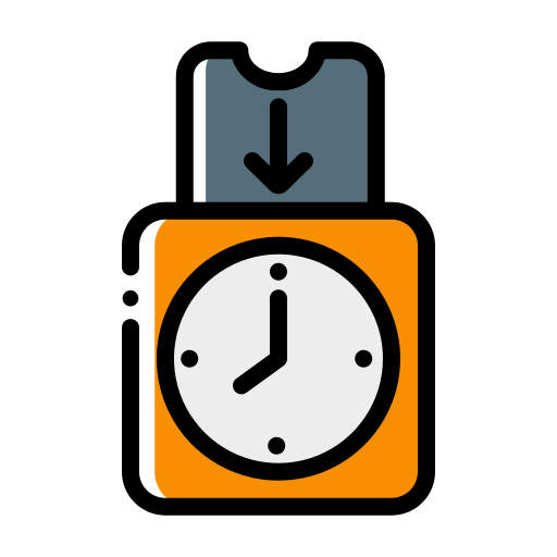 Working hours Generic Color Omission icon