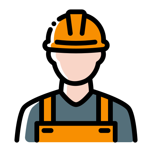 Construction worker Generic Color Omission icon
