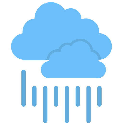 Дождливый Generic Flat иконка