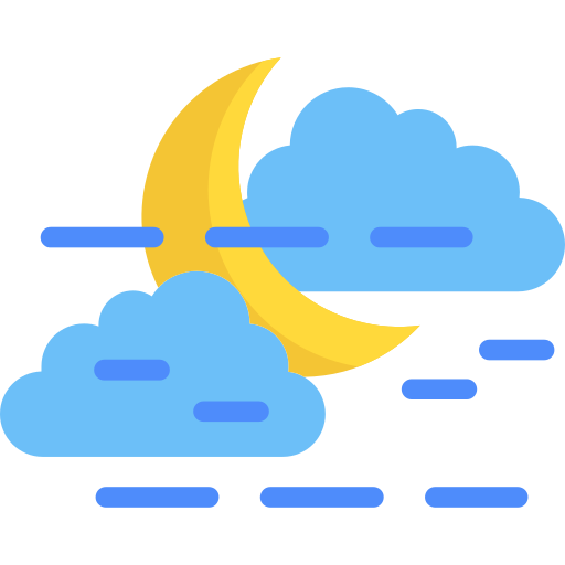 noche de niebla Generic Flat icono