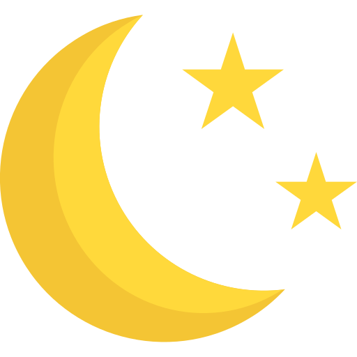 księżyc Generic Flat ikona
