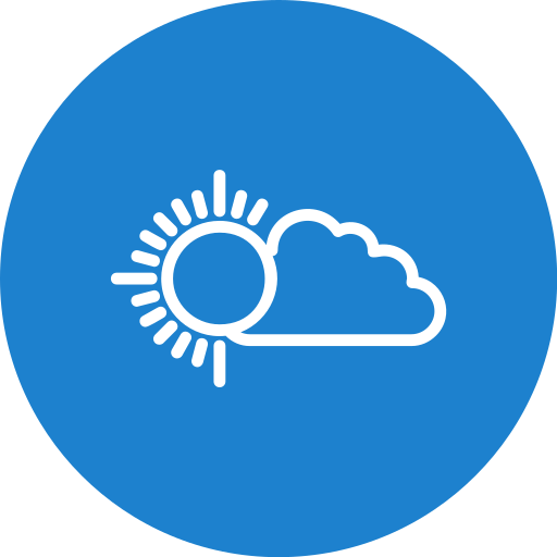 태양 구름 Generic Flat icon