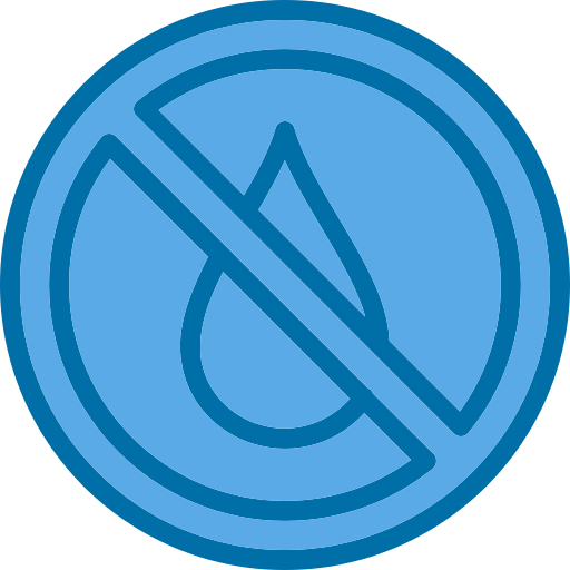 No water Generic Blue icon