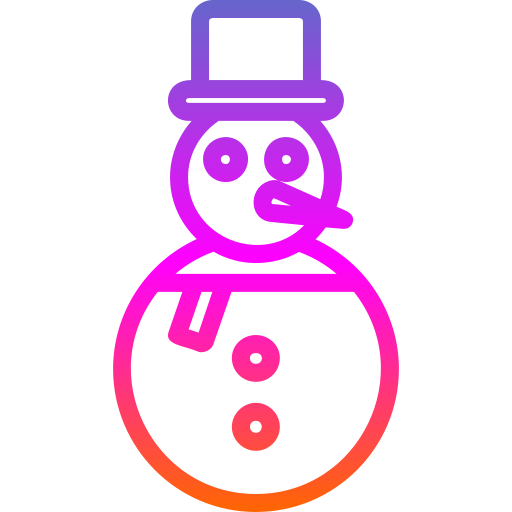 Snowman Generic Gradient icon