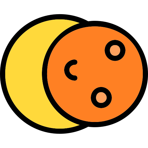 mond phase Generic Outline Color icon