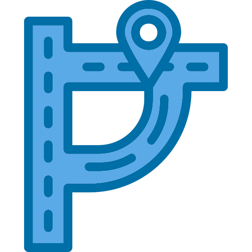 Road Generic Blue icon